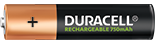 Duracell Rechargeable AAA-size battery 750mAh